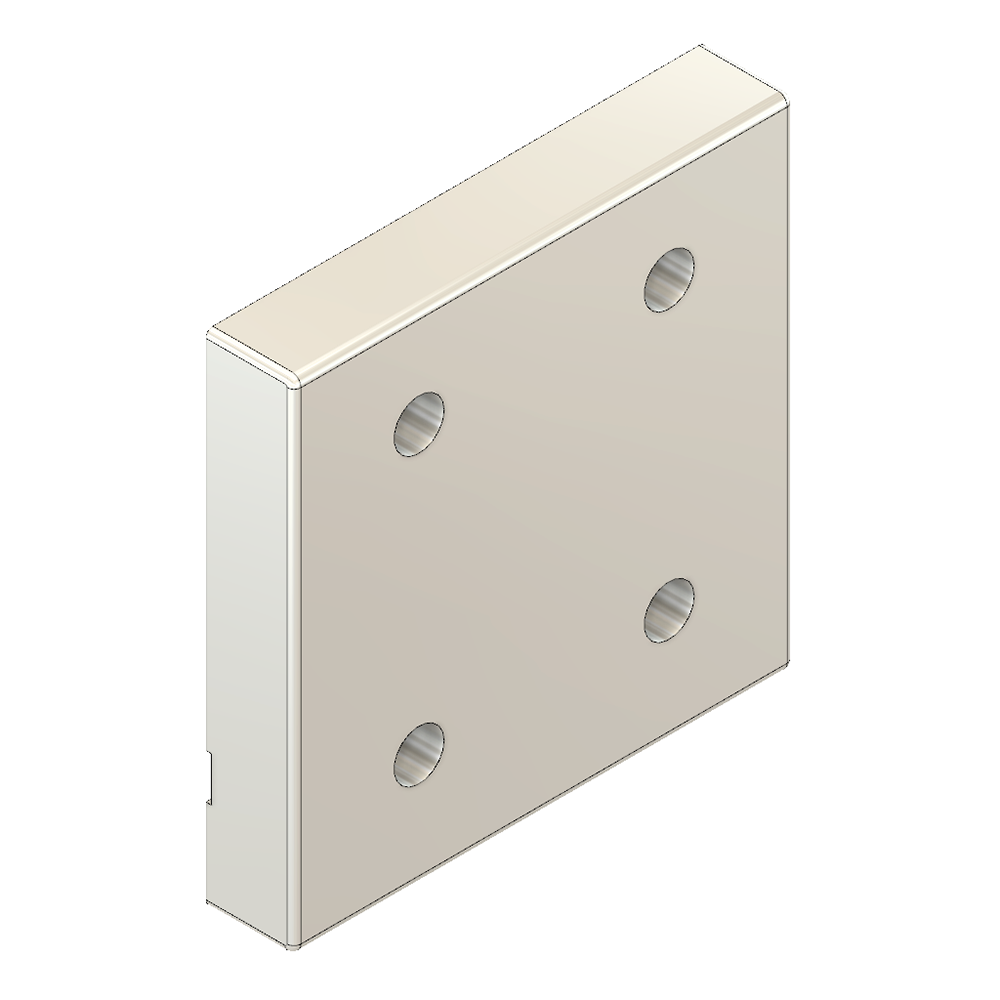 55-050-1 MODULAR SOLUTIONS ALUMINUM BRACKET<br>SLIDING DOOR TO HANG RAIL W/ HARDWARE